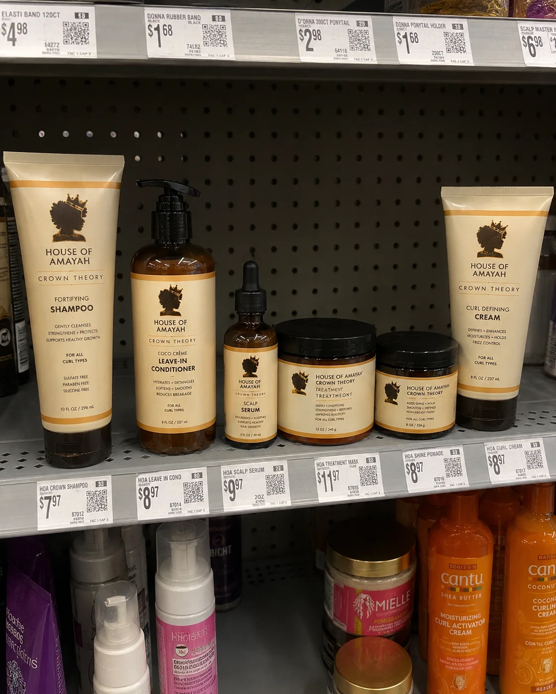 House of Amayah Crown Theory product lineup