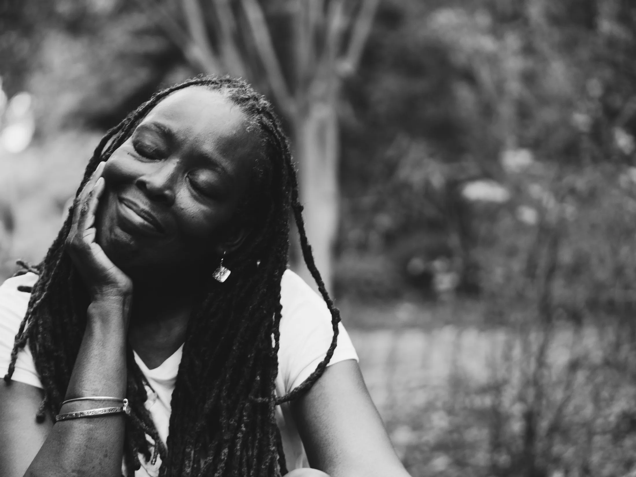 Woman with locs